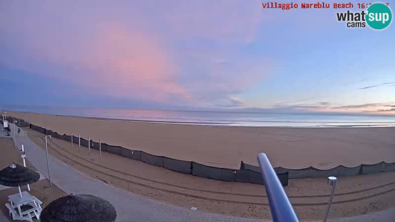 The beach Livecam Villaggio Mare Blu Bibione Pineda – Italy