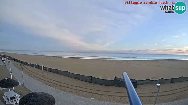 Spiaggia Webcam Villaggio Mare Blu Bibione Pineda