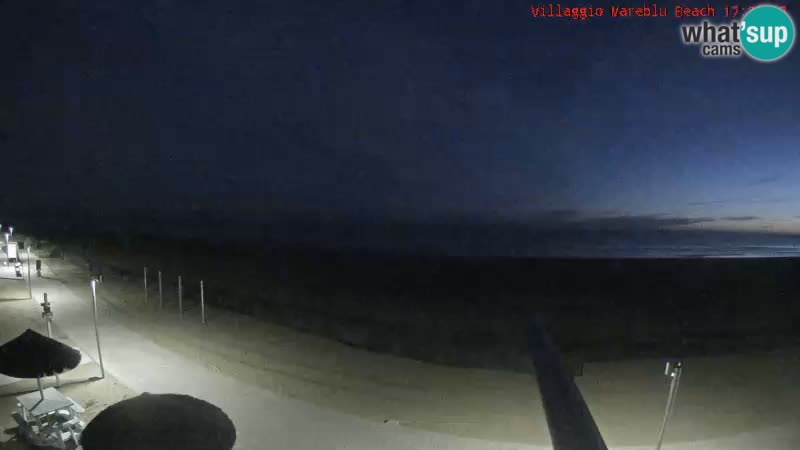 Web kamera uživo na plaži Villaggio Mare Blu Bibione Pineda – Italija