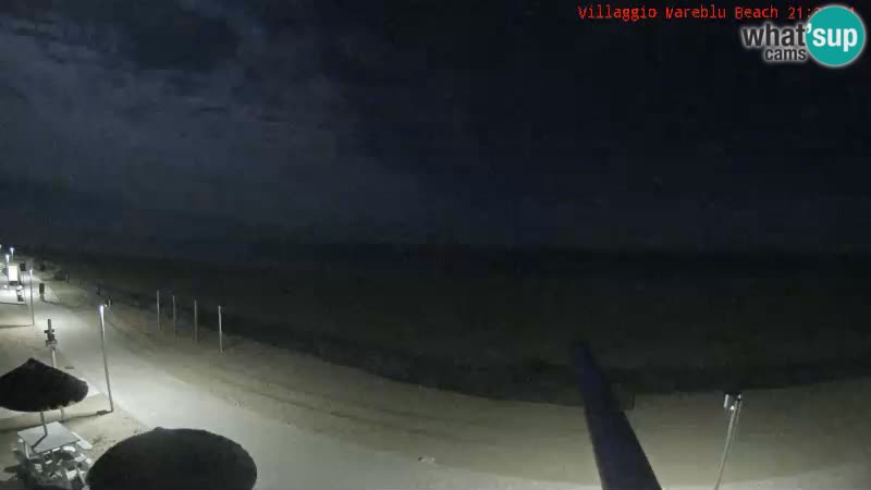 Webcam en direct de la plage Villaggio Mare Blu Bibione Pineda – Italie