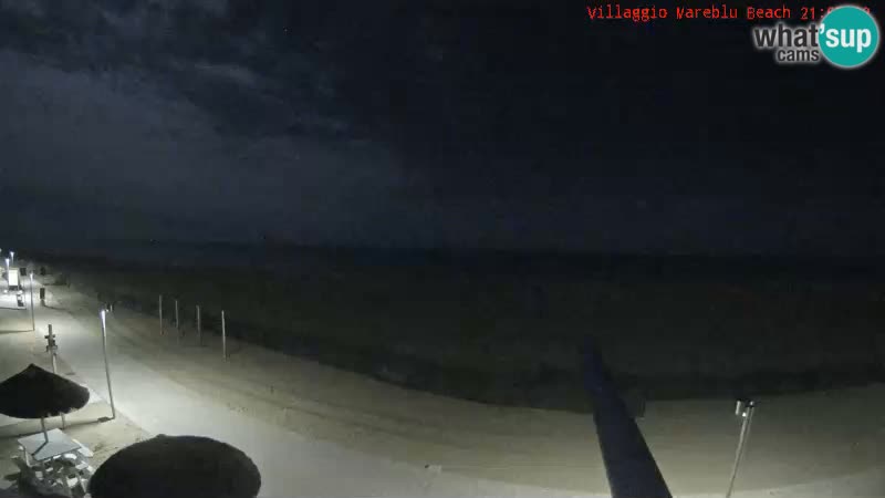 Playa webcam en vivo Villaggio Mare Blu Bibione Pineda – Italia