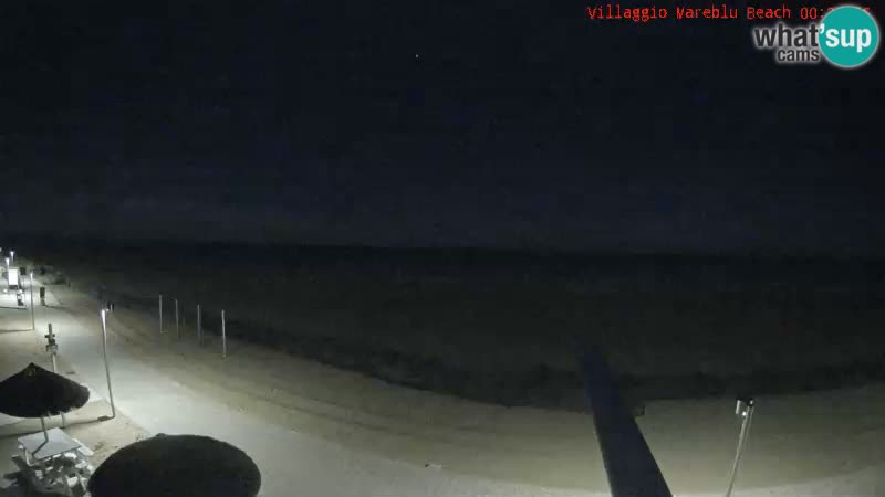 Webcam en direct de la plage Villaggio Mare Blu Bibione Pineda – Italie