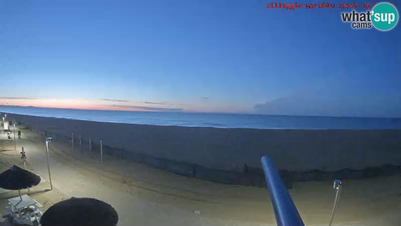 Playa webcam en vivo Villaggio Mare Blu Bibione Pineda – Italia