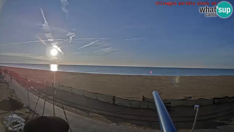 The beach Livecam Villaggio Mare Blu Bibione Pineda – Italy