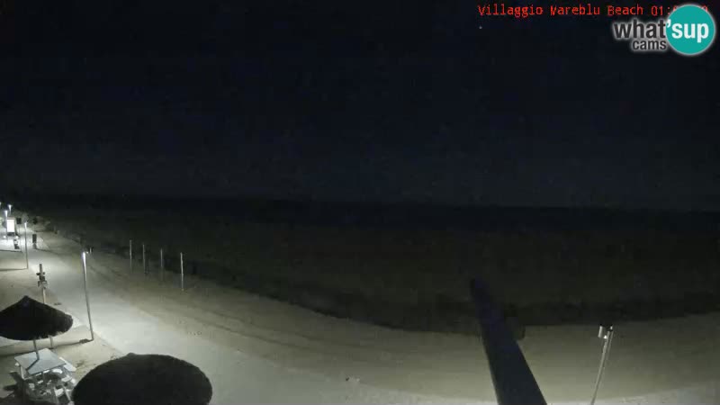Webcam en direct de la plage Villaggio Mare Blu Bibione Pineda – Italie