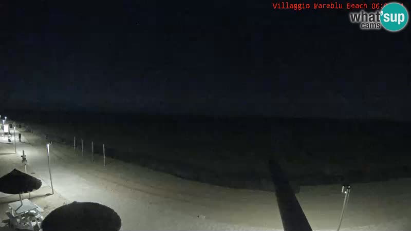 Spiaggia Webcam Villaggio Mare Blu Bibione Pineda