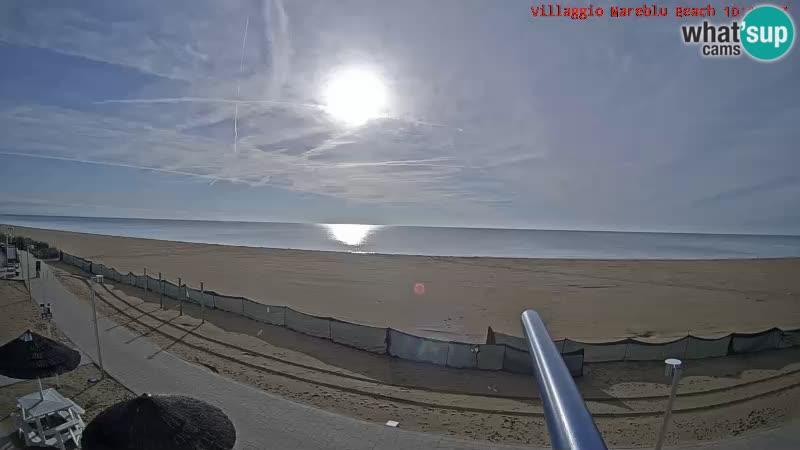 Web kamera uživo na plaži Villaggio Mare Blu Bibione Pineda – Italija