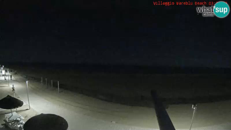 Spiaggia Webcam Villaggio Mare Blu Bibione Pineda