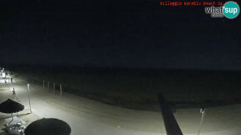 Playa webcam en vivo Villaggio Mare Blu Bibione Pineda – Italia