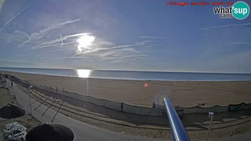 Der Strand Villaggio Mare Blu webcam Bibione Pineda – Italien