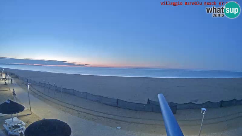 The beach Livecam Villaggio Mare Blu Bibione Pineda – Italy