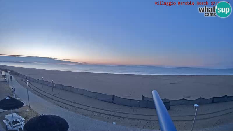 Spiaggia Webcam Villaggio Mare Blu Bibione Pineda