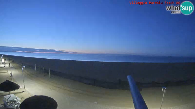 Playa webcam en vivo Villaggio Mare Blu Bibione Pineda – Italia