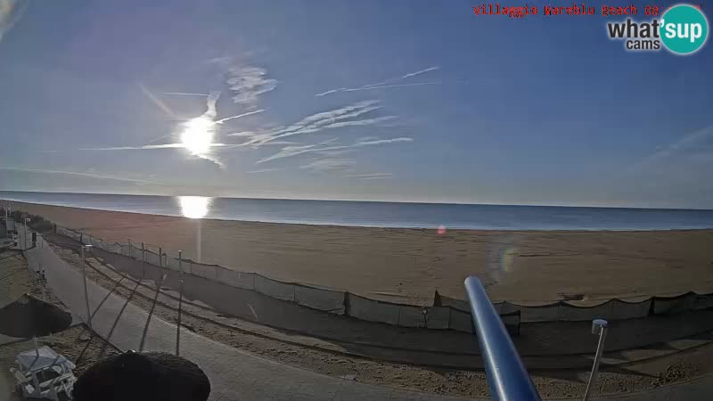 The beach Livecam Villaggio Mare Blu Bibione Pineda – Italy