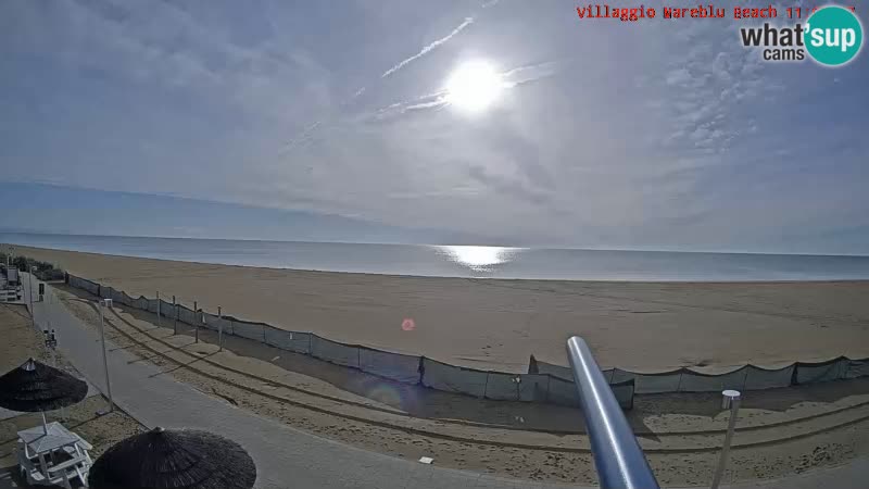 The beach Livecam Villaggio Mare Blu Bibione Pineda – Italy