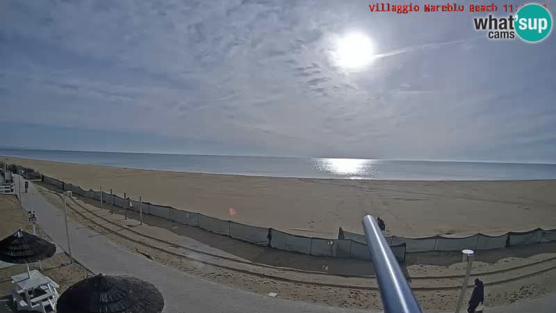 Spiaggia Webcam Villaggio Mare Blu Bibione Pineda