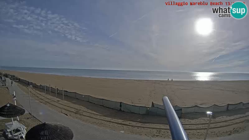 Web kamera uživo na plaži Villaggio Mare Blu Bibione Pineda – Italija