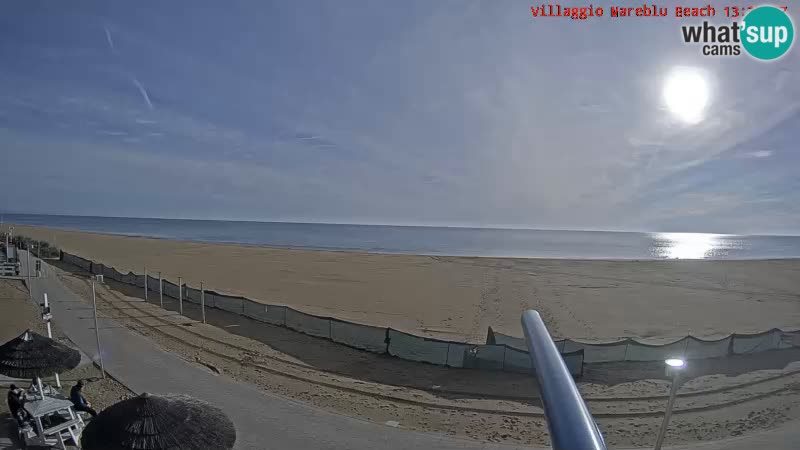 Web kamera uživo na plaži Villaggio Mare Blu Bibione Pineda – Italija