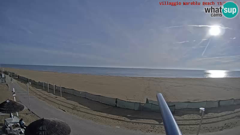 The beach Livecam Villaggio Mare Blu Bibione Pineda – Italy