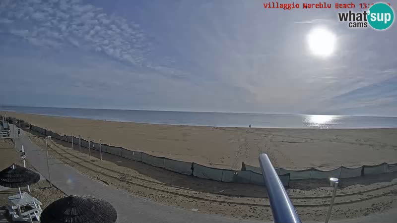 The beach Livecam Villaggio Mare Blu Bibione Pineda – Italy