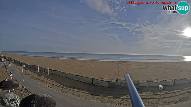 Der Strand Villaggio Mare Blu webcam Bibione Pineda – Italien