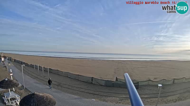 Spiaggia Webcam Villaggio Mare Blu Bibione Pineda