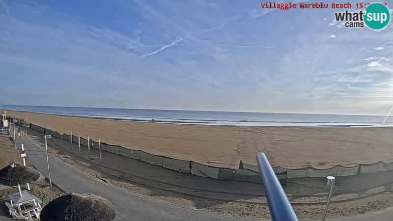 Web kamera uživo na plaži Villaggio Mare Blu Bibione Pineda – Italija