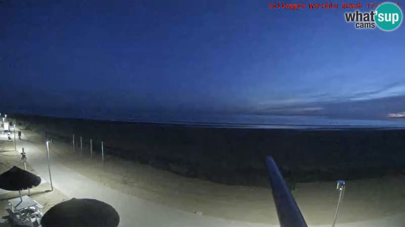 Spiaggia Webcam Villaggio Mare Blu Bibione Pineda