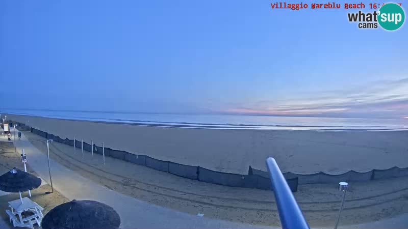 Spiaggia Webcam Villaggio Mare Blu Bibione Pineda