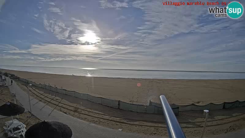 Der Strand Villaggio Mare Blu webcam Bibione Pineda – Italien