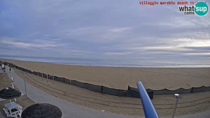 The beach Livecam Villaggio Mare Blu Bibione Pineda – Italy
