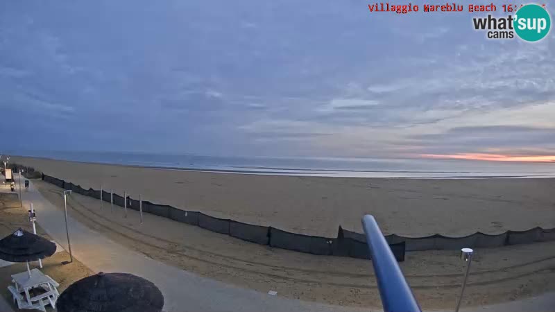 Spiaggia Webcam Villaggio Mare Blu Bibione Pineda