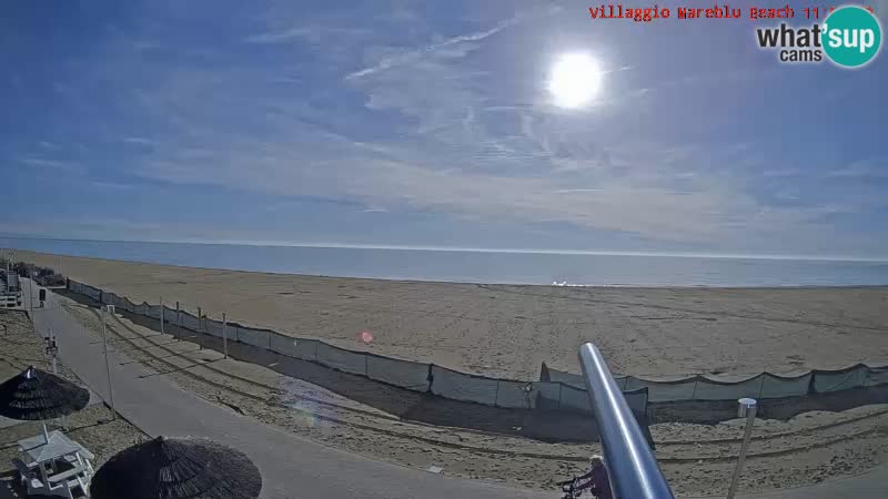 Der Strand Villaggio Mare Blu webcam Bibione Pineda – Italien
