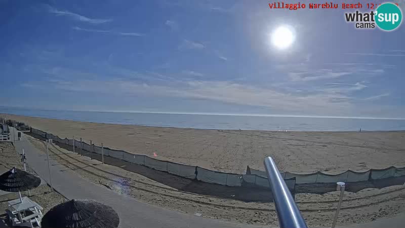 The beach Livecam Villaggio Mare Blu Bibione Pineda – Italy