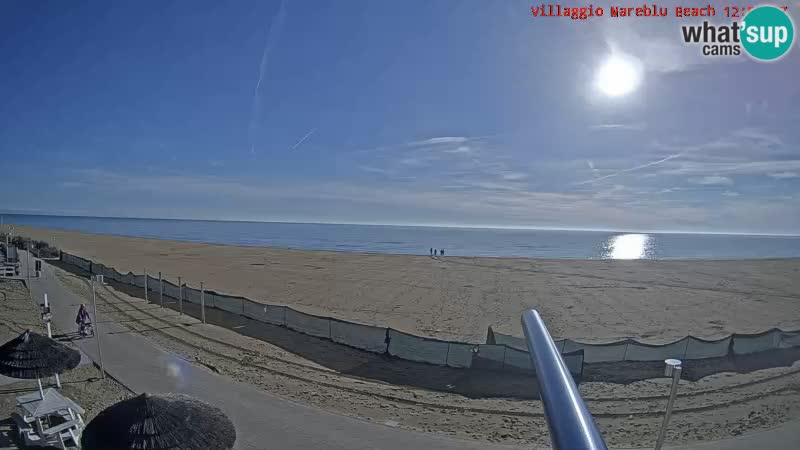 The beach Livecam Villaggio Mare Blu Bibione Pineda – Italy