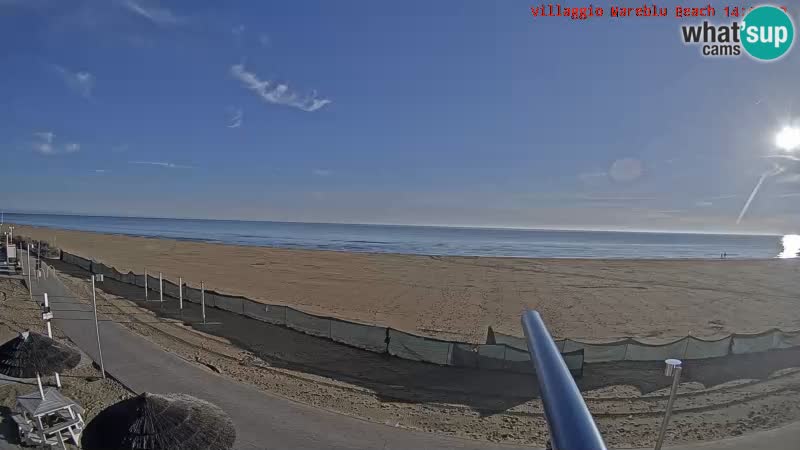 The beach Livecam Villaggio Mare Blu Bibione Pineda – Italy