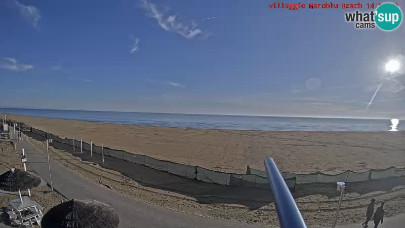 The beach Livecam Villaggio Mare Blu Bibione Pineda – Italy