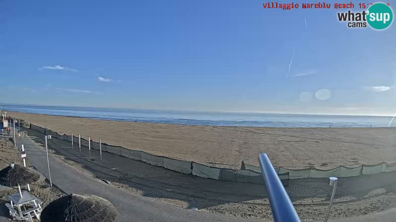 The beach Livecam Villaggio Mare Blu Bibione Pineda – Italy