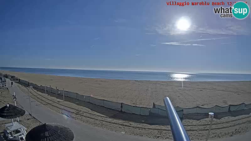 Der Strand Villaggio Mare Blu webcam Bibione Pineda – Italien