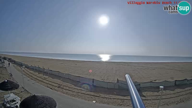 The beach Livecam Villaggio Mare Blu Bibione Pineda – Italy