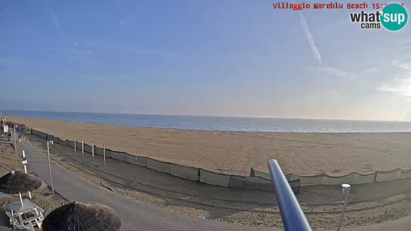 The beach Livecam Villaggio Mare Blu Bibione Pineda – Italy