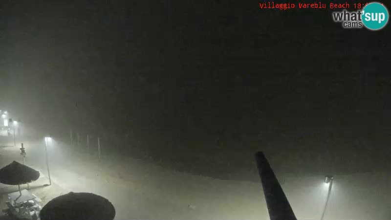 Spletna kamera na plaži v živo Villaggio Mare Blu Bibione Pineda – Italija