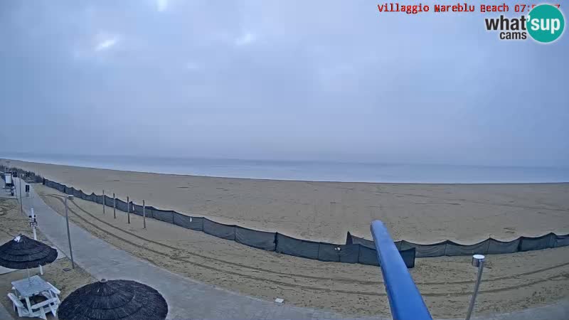 Der Strand Villaggio Mare Blu webcam Bibione Pineda – Italien
