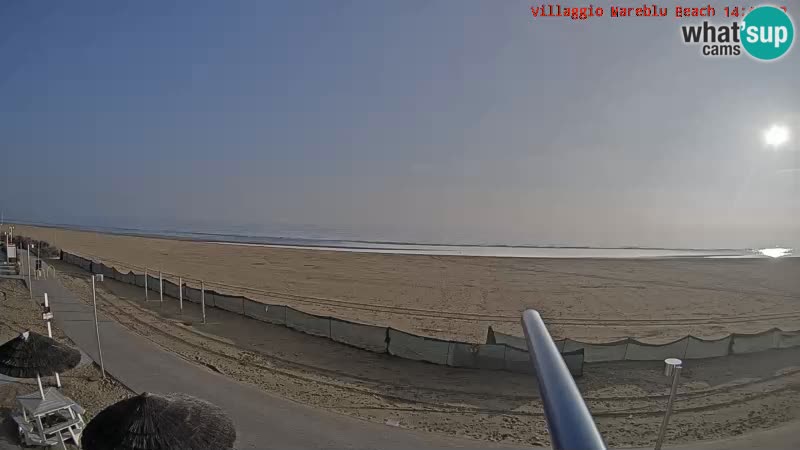 The beach Livecam Villaggio Mare Blu Bibione Pineda – Italy