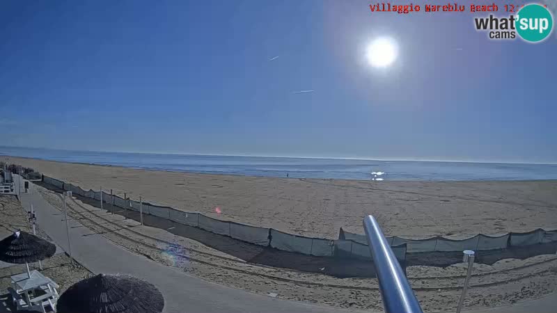 Der Strand Villaggio Mare Blu webcam Bibione Pineda – Italien