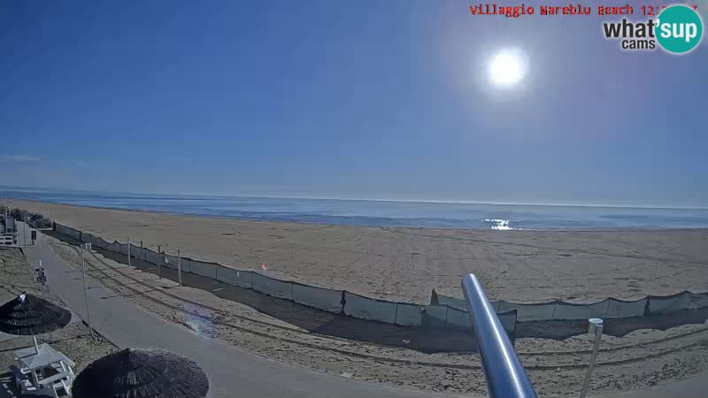 Der Strand Villaggio Mare Blu webcam Bibione Pineda – Italien