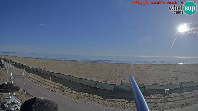 The beach Livecam Villaggio Mare Blu Bibione Pineda – Italy