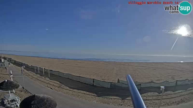Der Strand Villaggio Mare Blu webcam Bibione Pineda – Italien