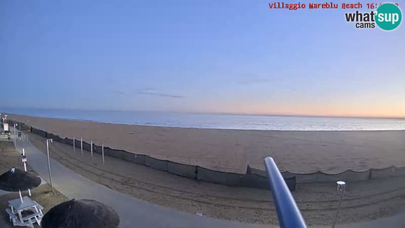 Web kamera uživo na plaži Villaggio Mare Blu Bibione Pineda – Italija