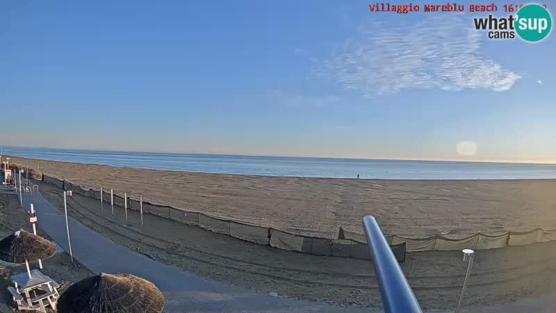 The beach Livecam Villaggio Mare Blu Bibione Pineda – Italy